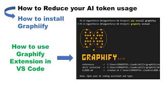How to use Graphify Extension in VS Code in 2026 | How to install graphify | How to reduce ai token