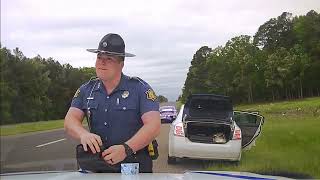 ASP Trooper James Reed Makes Drug Bust During Traffic Stop On April 20th 2024