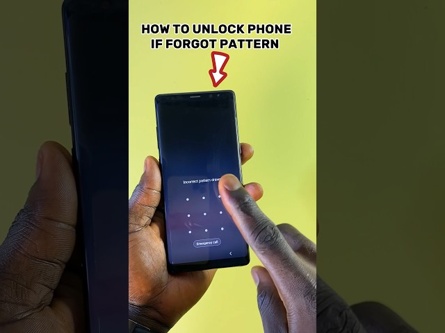 How to unlock samsung Note 8 / note 9, forgotten pattern, pin, password. Hard reset samsung note 8. class=