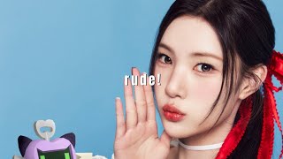 hearts2hearts - rude! (slowed + reverb)