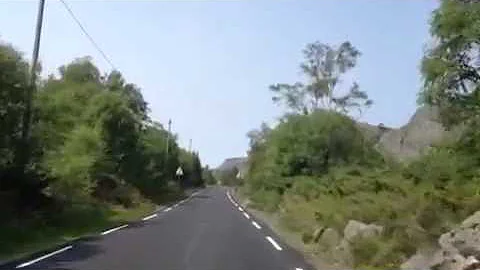 Triumph Thunderbird 900 on road in the south of No...