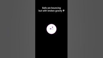 Balls are bouncing, but the border get smaller #simulation #satisfying #crash #viral #trending