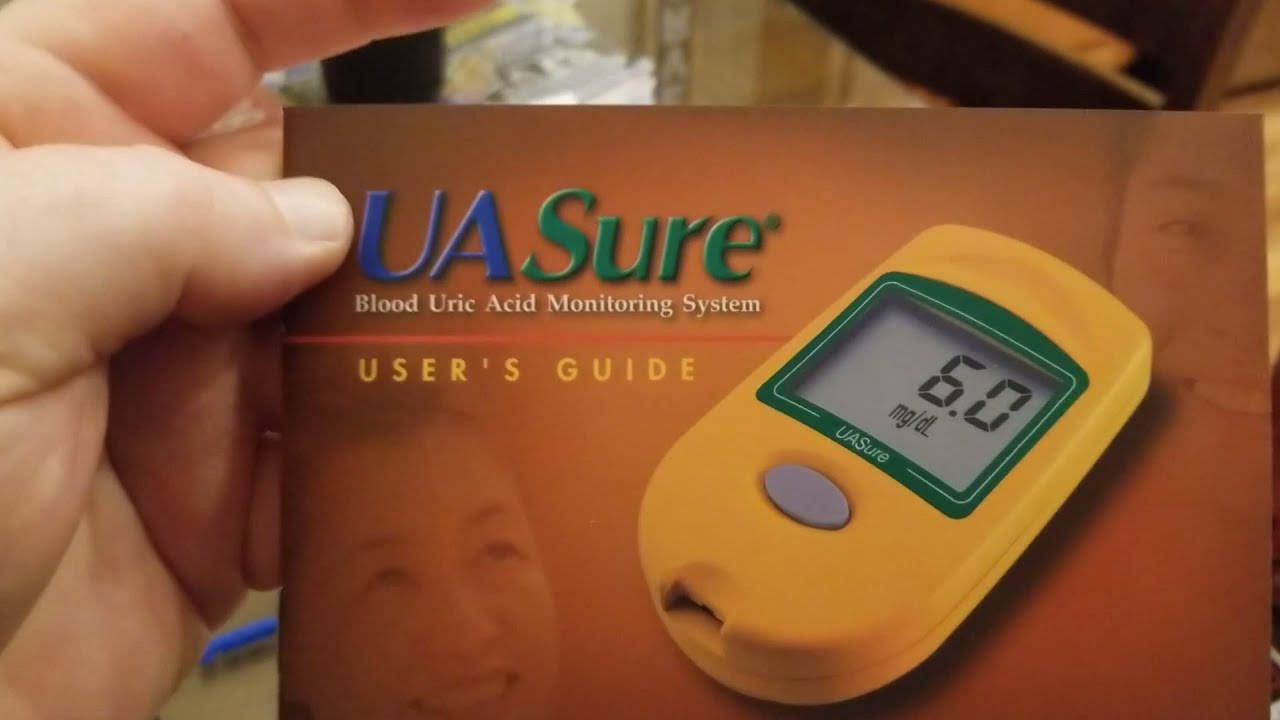 UASure II Uric Acid Meter, Test Kit for Uric Acid. UA Sure Gout