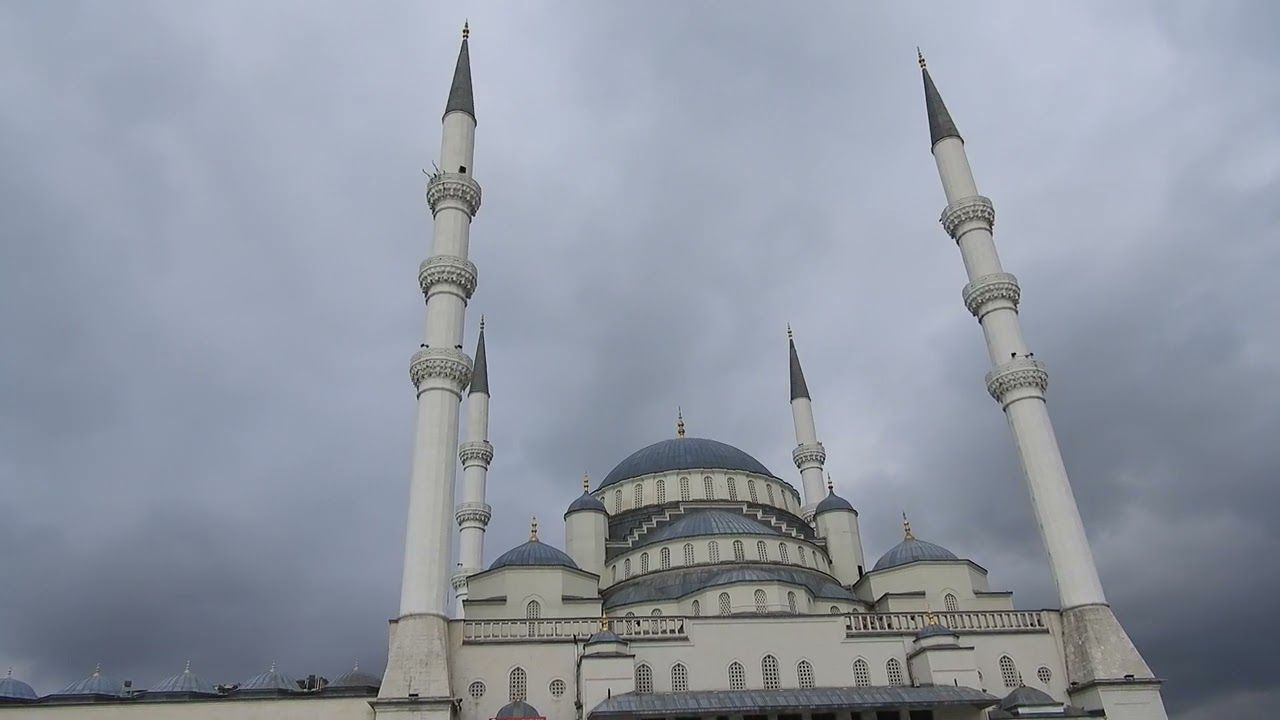 ANKARA KOCATEPE CAMİİ inde ikindi ezanı Hicaz  makamı