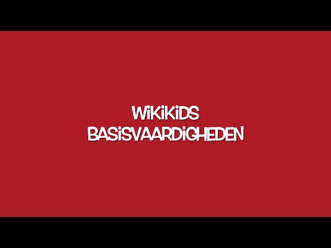 WikiKids basisvaardigheden