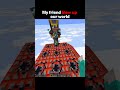 My friend blew up our Minecraft World #minecraft #shorts