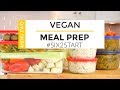 HEALTHY MEAL PREP | VEGAN MENU | #SIX2START