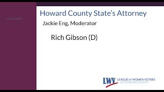 Howard County State's Attorney - April 21, 2026
