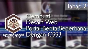 Tutorial Web desain portal Berita Menggunakan CSS3 Tahap 2
