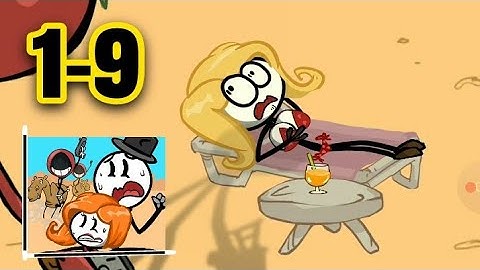 STICKMAN ESCAPE :  CHOICE STORY ALL LEVELS 1-9 | GAMEPLAY WALKTHROUGH (ANDROID, IOS)