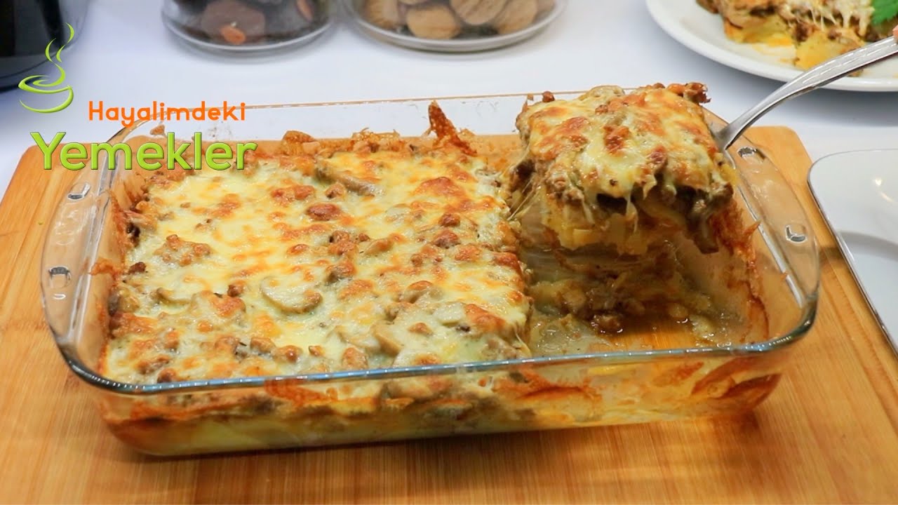 1 BARDAK SÜTLE MUHTEŞEM LEZZET ✅ BU TARİF FAVORİ YEMEKLER ARASINA GİRECEK????FIRINDA KIYMALI PATATES