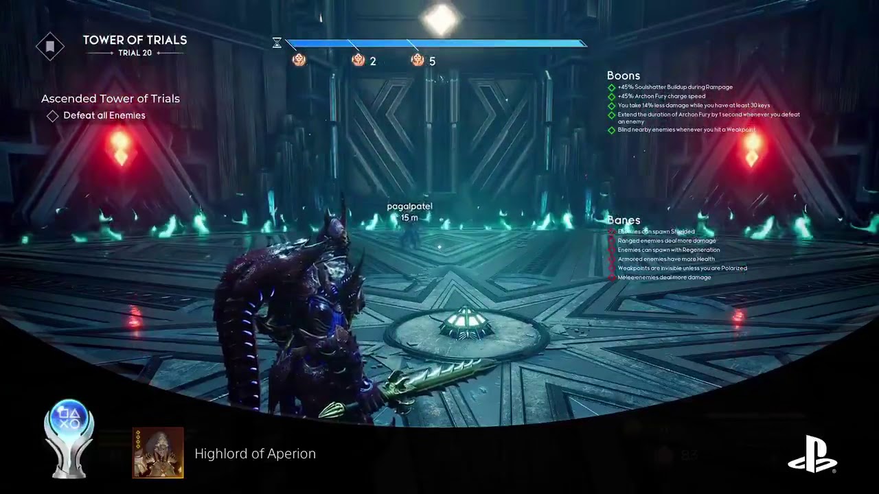 Godfall PS5 Platinum Trophy (ATOT)