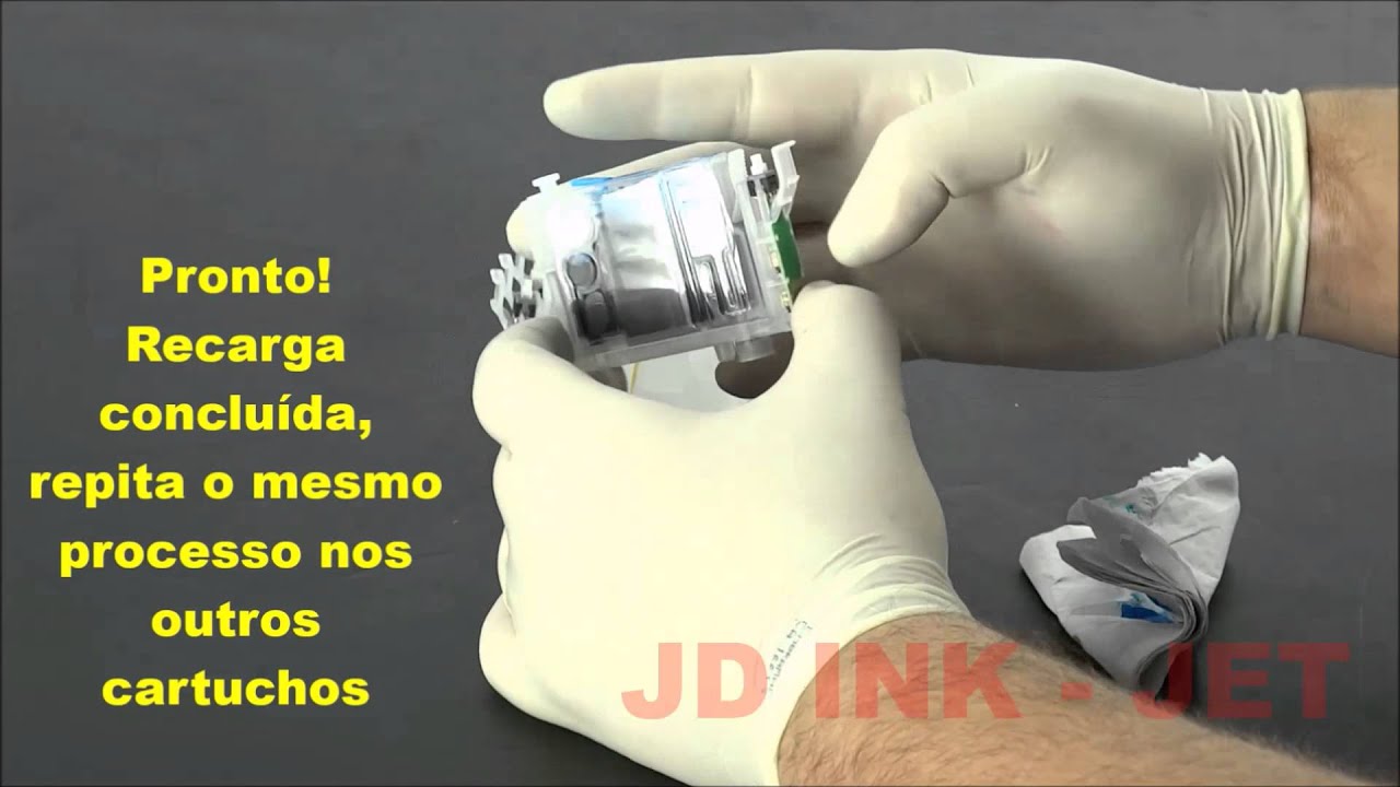 Cartuchos Recarregáveis Xp 204   214   401   411 Recarregando o kit