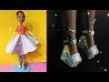 How to make Glitter shoes for barbie doll