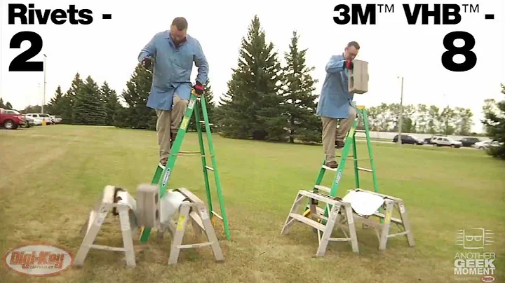 3M VHB adhesive demonstration holds up man -- Another Geek Moment