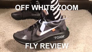 Off White Zoom Fly Black Reviewunboxingonfoot