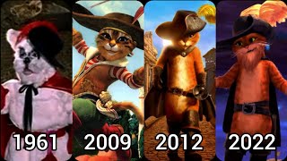 PUSS IN BOOTS Evolution in Movies | Before The Last Wish(1972-2022)