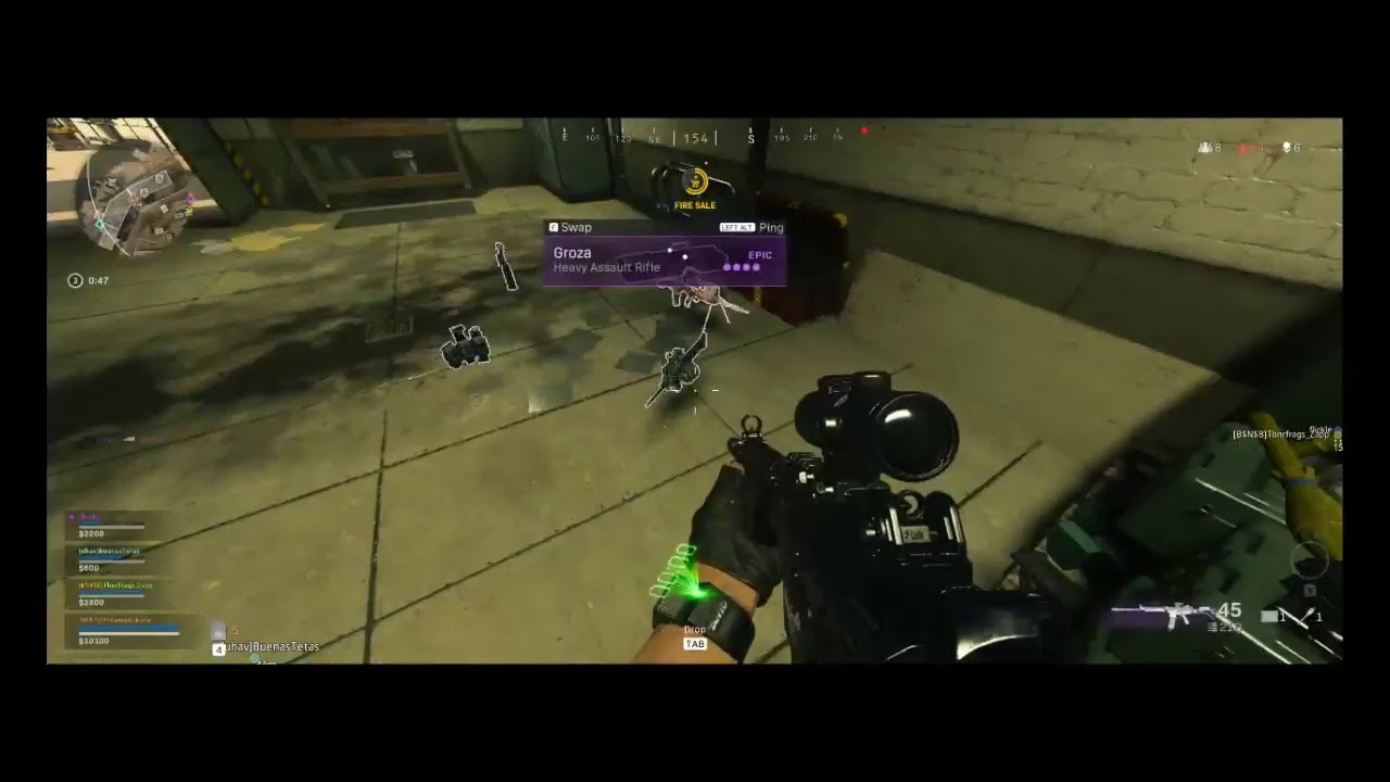 COD WARZONE running thru everyone - YouTube