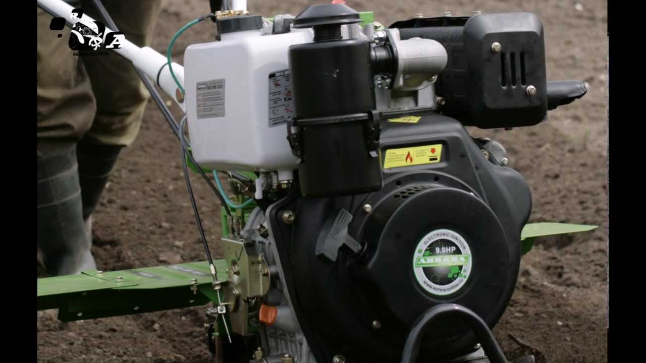 Мотоблок дизельный Aurora SPACE-YARD 1350D PLUS отвечает на вопросы садоводов и дачников