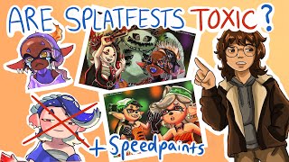 Why are Splatoon 3 Splatfests so Toxic? | Splatoween Speedpaint + Commentary |
