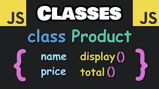 Learn JavaScript CLASSES in 6 minutes! 🏭