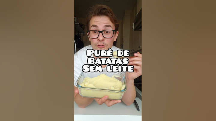 PURÊ DE BATATAS SEM LEITE | #shorts