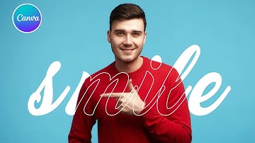 How to Create Transparent Text Effect in Canva l easy canva lCanva tutorial