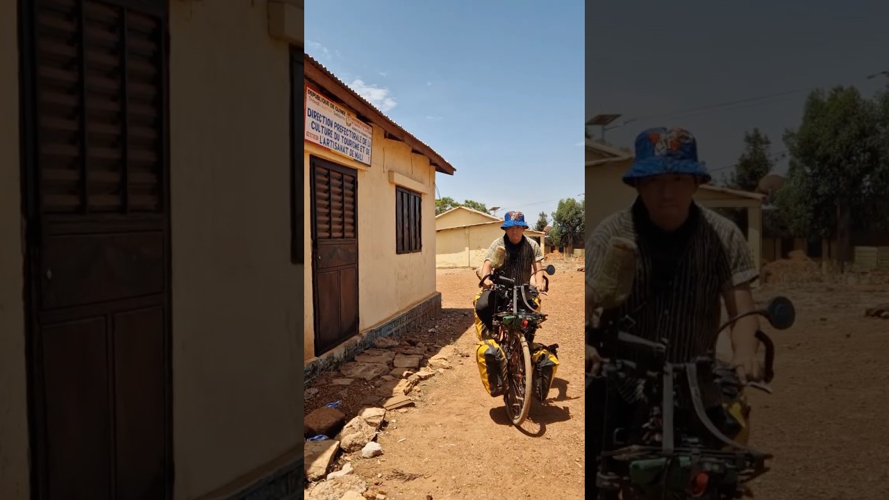 アフリカの山奥で自転車がピンチ!