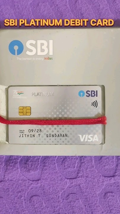 sbi-platinum-debit-card-unbox-unboxingshorts-shortvideo-debitcard