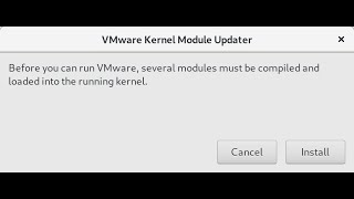 Before you can run VMware several modules must be compiled and loaded into the running kernel - v16