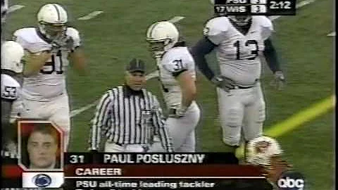 Paul Posluszny Penn State Highlights - LBU