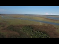 Just playing with the drone over a marsh.