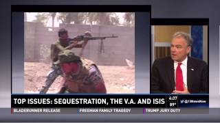 WVEC: Kaine Discusses Visit to Hampton VA & Other Issues Impacting the Military