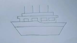 How To Draw A Boat Step By Step For Beginners | Boat Drawing by Puzzlebee 18 views 2 years ago 4 minutes, 6 seconds