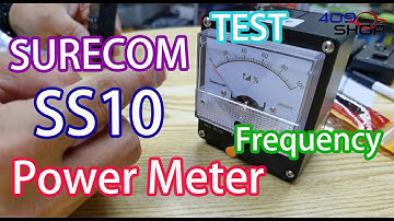 Surecom SS10 |  Field Strength Power Test Meter Portable Field Strength Display 100K-3000MHz Field