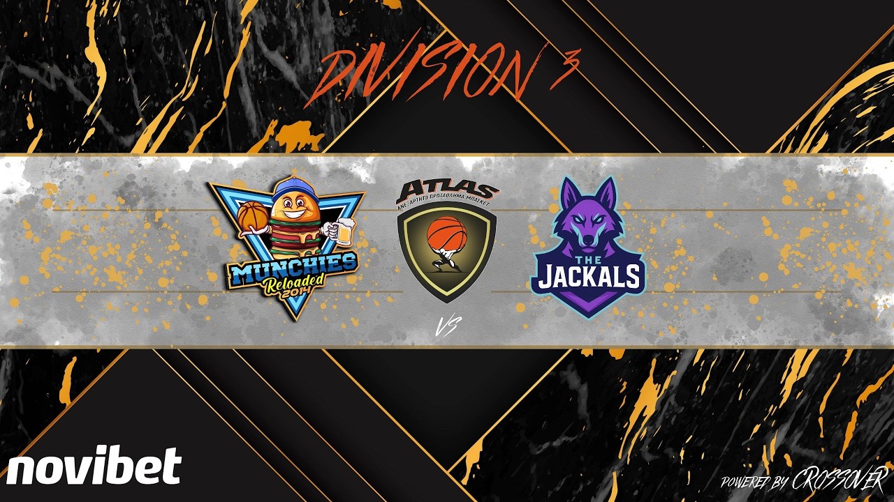 Atlasbasket - Division 3 - 17th Round - MUNCHIES RELOADED vs THE JACKALS