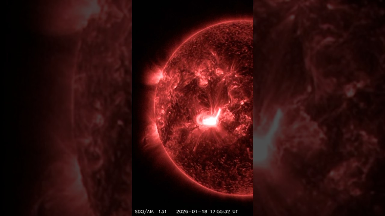 Вспышка солнечного излучения вывела корональный выброс массы на Землю‼️