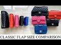 CHANEL CLASSIC FLAP SIZE COMPARISON | Mod shots