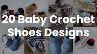 20 Baby Crochet Shoes Design, Trendy Crochet Shoes Designs, Baby Booties Designs, Baby Shoes Designs screenshot 3