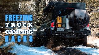 Freezing Truck Camping Hacks That Actually Work (Winter Tested) | Overland Approved