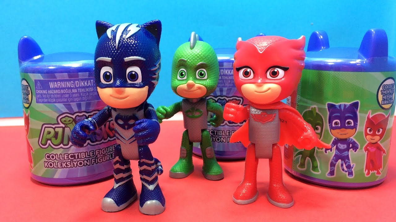 Pijamaskeliler Sürpriz Yumurta Açma, Çocuklar için Pjmasks oyuncak
