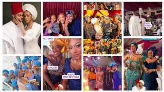 Davido,Bukola Saraki &Wife,Sharon Adeleke, Sunny Ade,Nikos,Sade Adenuga attend Traditional wedding .