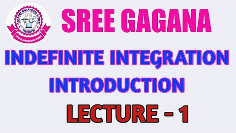 Indefinite integration - DIPLOMA- C09/C14/C16