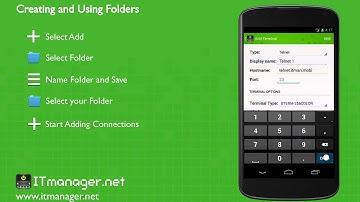 ITmanager.net - Adding Folders to Organize Connections on Android