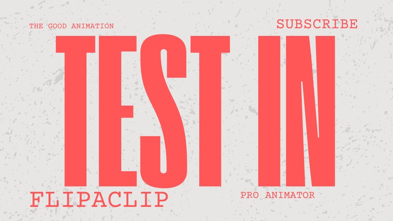 TEST animation in FLIPA CLIP | this is just a test animation! - YouTube