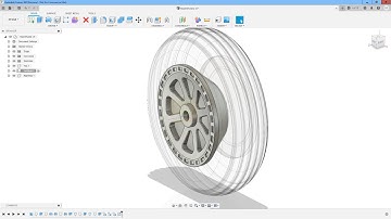 Design your own warbird wheels with Fusion360.  Part2 The rim