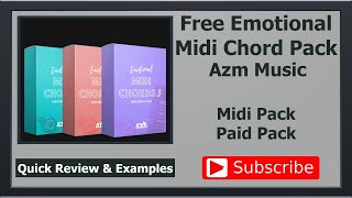 AzM Music - Free Emotional Midi Chord Pack - Royalty Free Midi Pack