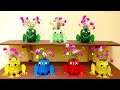 Creative Ideas, Recycle Plastic Bottles Into Frog Flower Pots For Small Garden | Tips Grow Portulaca