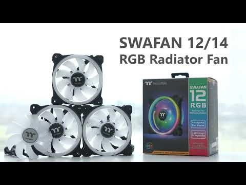 Thermaltake SWAFAN RGB Radiator Fan Unboxing & Features