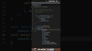 How to to Sleep/Delay in Javascript Async/Await (Promise) 🔥 #javascript #coding #programming